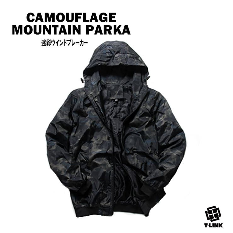 ヴィンテージ柄 迷彩 ウインドブレーカー[品番：TLKM0001585]｜T