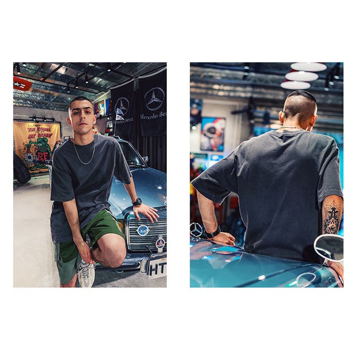 ドロップショルダー 無地 Tシャツ 半袖 オーバーサイズ 重ね着 tシャツ メンズ レディース ビッグシルエット クルーネック レイヤード Uネック 大きいサイズ トップス ゆったり おしゃれ ストリート ダンス 衣装 コットン グレー ベージュ グリーン ブルー 春 夏 秋