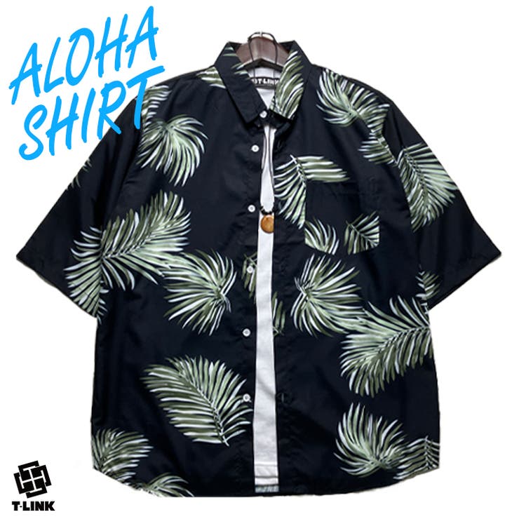 アロハシャツ ボタニカル柄  ハイビスカス[品番：TLKM0001729]｜T-LINK（ティーリンク）のメンズファッション通販｜SHOPLIST（ショップリスト）