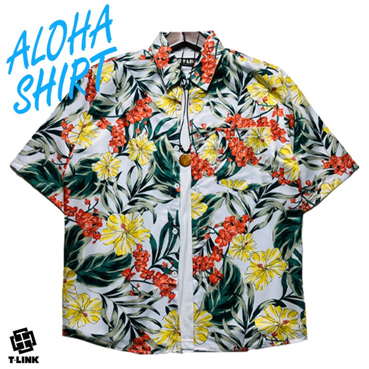 ワールド オンラインストア アロハシャツ ハイビスカス[品番：TLKM0001729]｜T ボタニカル柄 Sサイズ