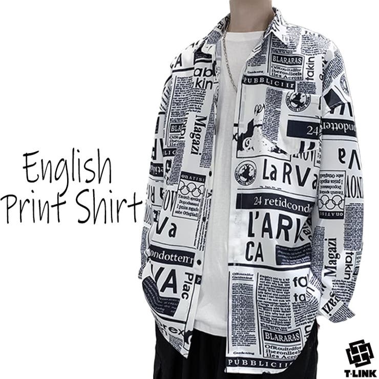 Newspaper 英字新聞 グラフィック[品番：TLKM0001761]｜T-LINK（ティー