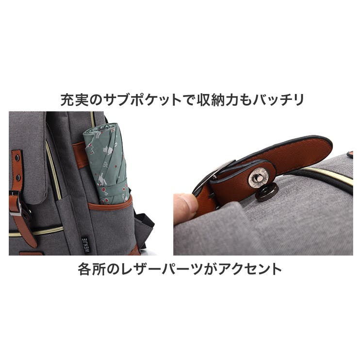 おしゃれダブルフラップリュックかわいいキャンバスリュックメンズレディース2way大容量軽量通学