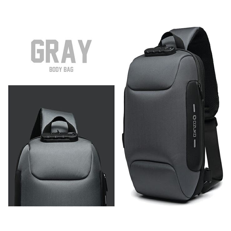 かっこいい USBポート付き ボディバッグ | T-LINK | 詳細画像5 