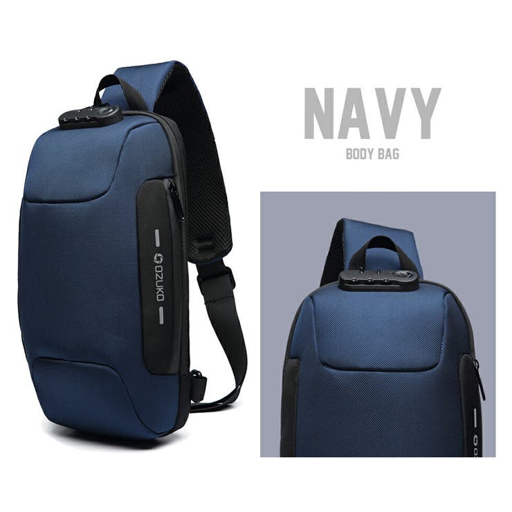 かっこいい USBポート付き ボディバッグ | T-LINK | 詳細画像6 