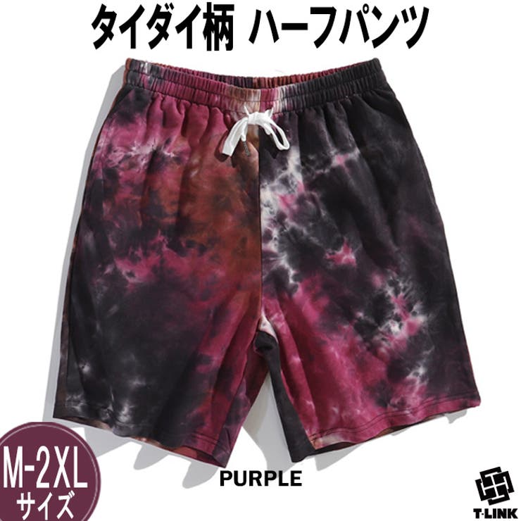 たいだい柄 ハーフパンツ メンズ[品番：TLKM0001777]｜T-LINK