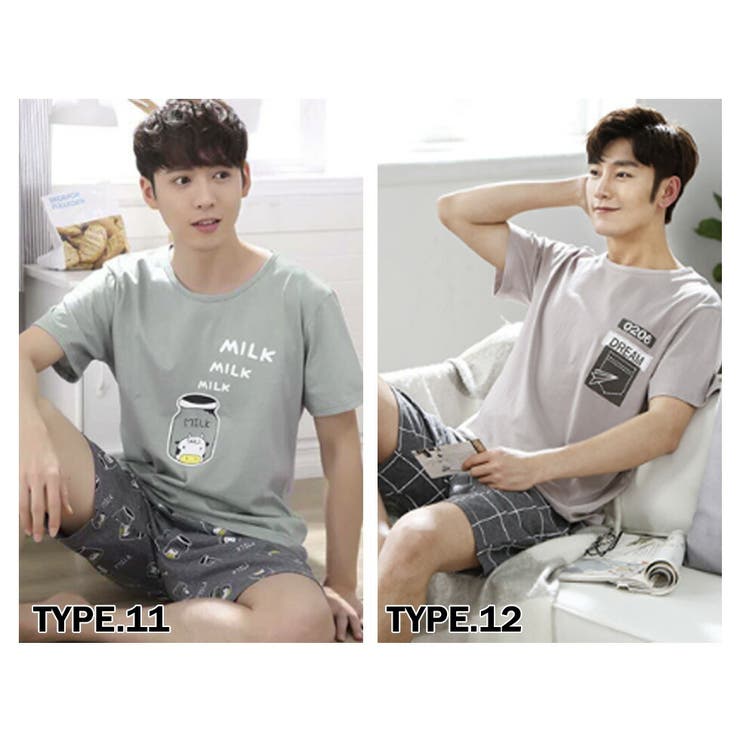 パジャマセットアップ 半袖 上下セット | T-LINK | 詳細画像8 