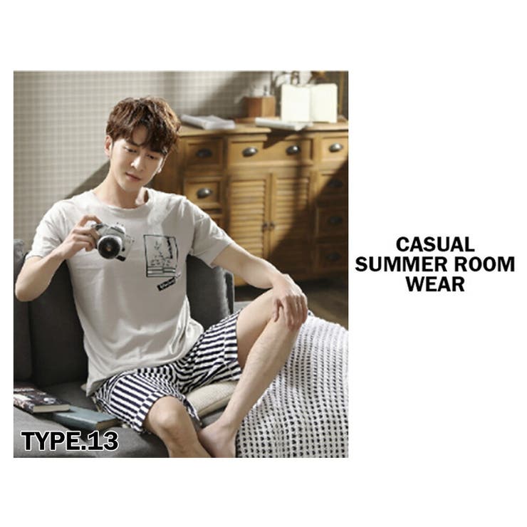 パジャマセットアップ 半袖 上下セット | T-LINK | 詳細画像9 