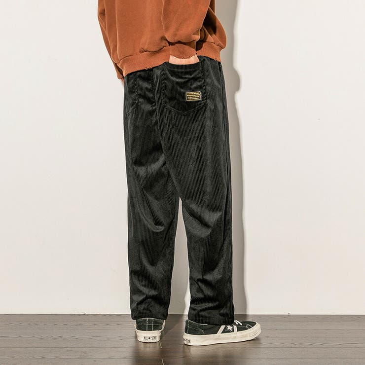 ストレッチ コーデュロイパンツ ゆったり[品番：TLKM0008816]｜T