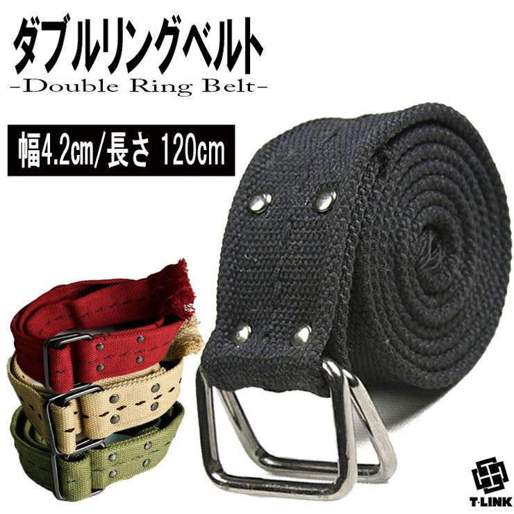 ダブルリングベルト メンズ  レディース[品番：TLKM0008820]｜T-LINK（ティーリンク）のメンズファッション通販｜SHOPLIST（ショップリスト）