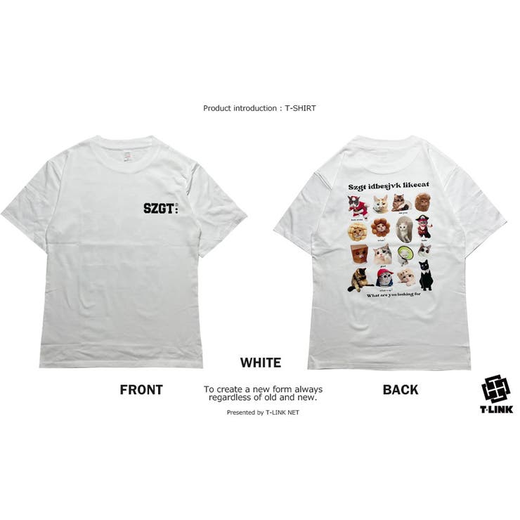 ネコ猫ねこキャットcatアニマル動物ペットグラフィックTシャツおもしろ半袖メンズレディースユニセックスデザインTシャツネタプリントストリート個性的ユニークトップスかわいいギャグお笑いおみやげプレゼントメッシュM-3XL黒白春夏秋
