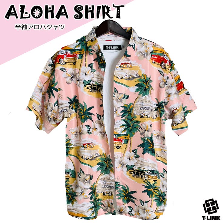 ゆったりシルエット アロハシャツ メンズ[品番：TLKM0008879]｜T
