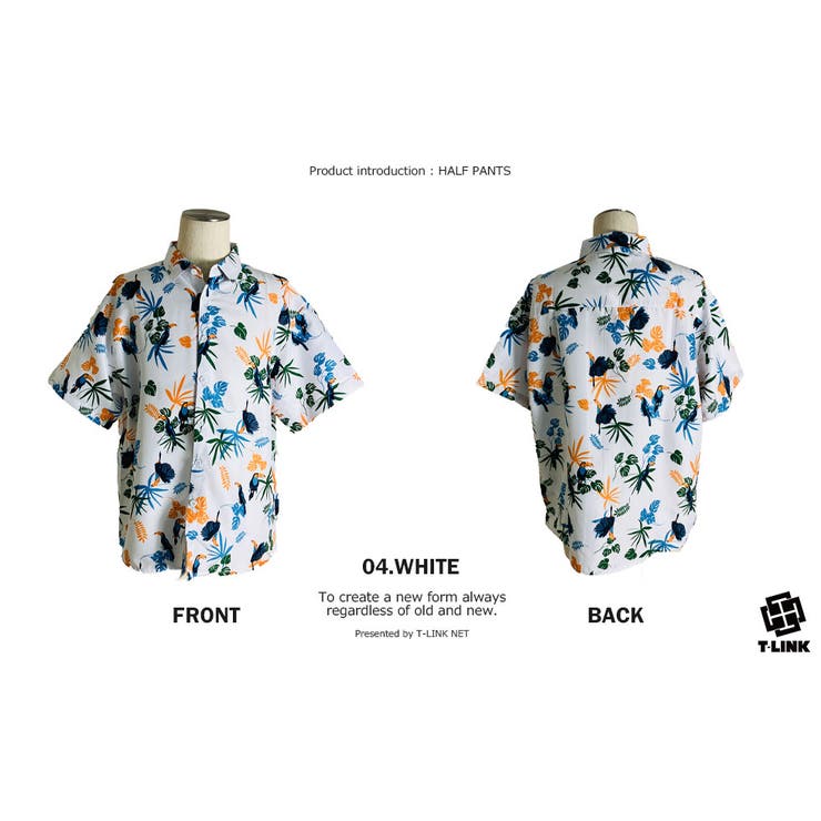 ゆったりシルエット アロハシャツ メンズ[品番：TLKM0008879]｜T