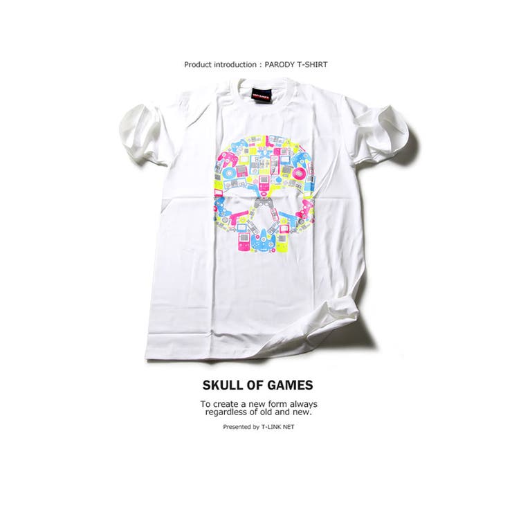 デザインtシャツ ゲーム機でドクロをつくってみたtec027 05p09jul16 品番 Tlkm T Link ティーリンク のメンズ ファッション通販 Shoplist ショップリスト