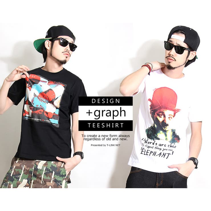 Graph デザインtシャツ 征服者 品番 Tlkm T Link ティーリンク のメンズ ファッション通販 Shoplist ショップリスト