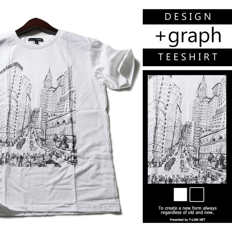 Graph デザインtシャツ Town 品番 Tlkm T Link ティーリンク のメンズファッション通販 Shoplist ショップリスト