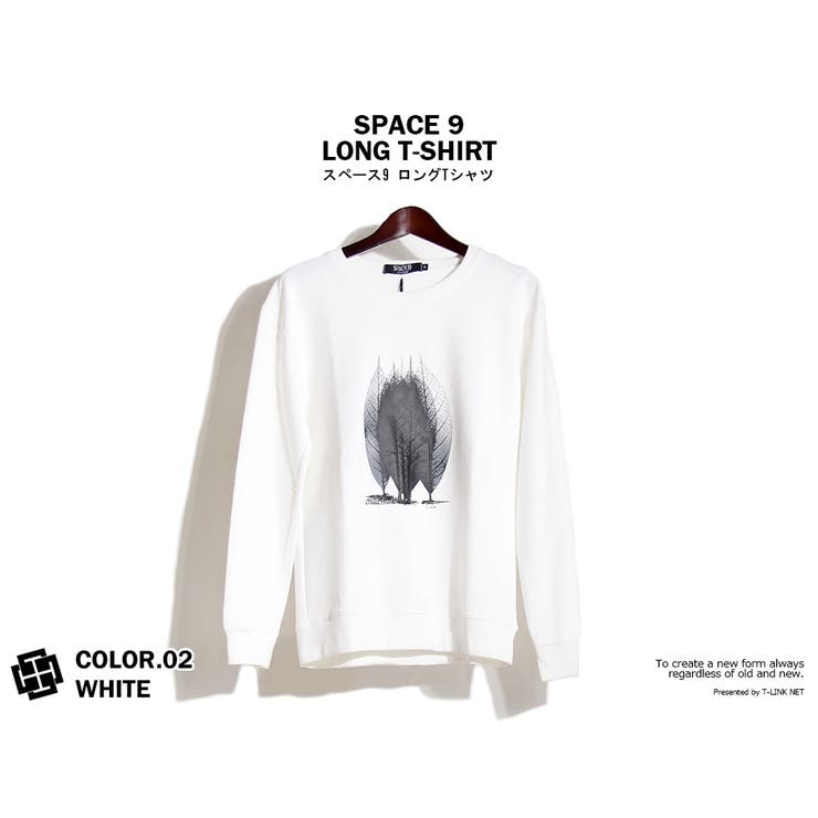 Space9 デザインロングtシャツ 長袖 品番 Tlkm T Link ティーリンク のメンズ ファッション通販 Shoplist ショップリスト