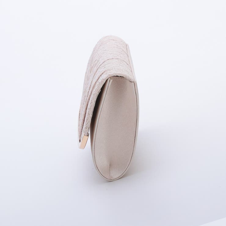 タックデザインレースパーティーバッグ クラッチバッグ チェーン付き2WAY | AUNI | 詳細画像4 