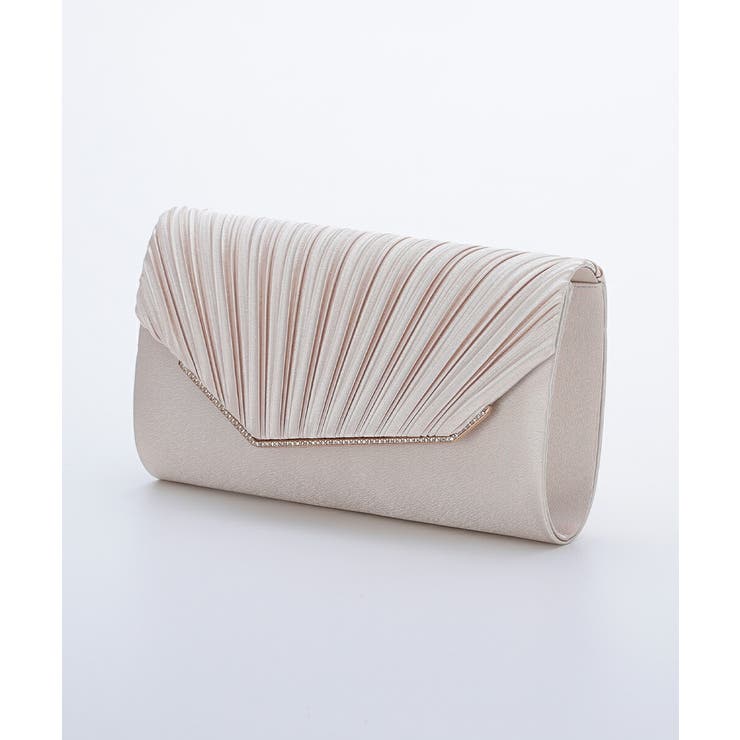 変形フラップパーティーバッグ サテン クラッチバッグ チェーン付き2WAY | AUNI | 詳細画像3 