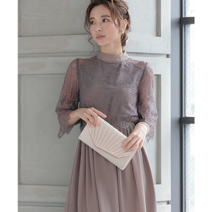 変形フラップパーティーバッグ サテン クラッチバッグ チェーン付き2WAY | AUNI | 詳細画像9 