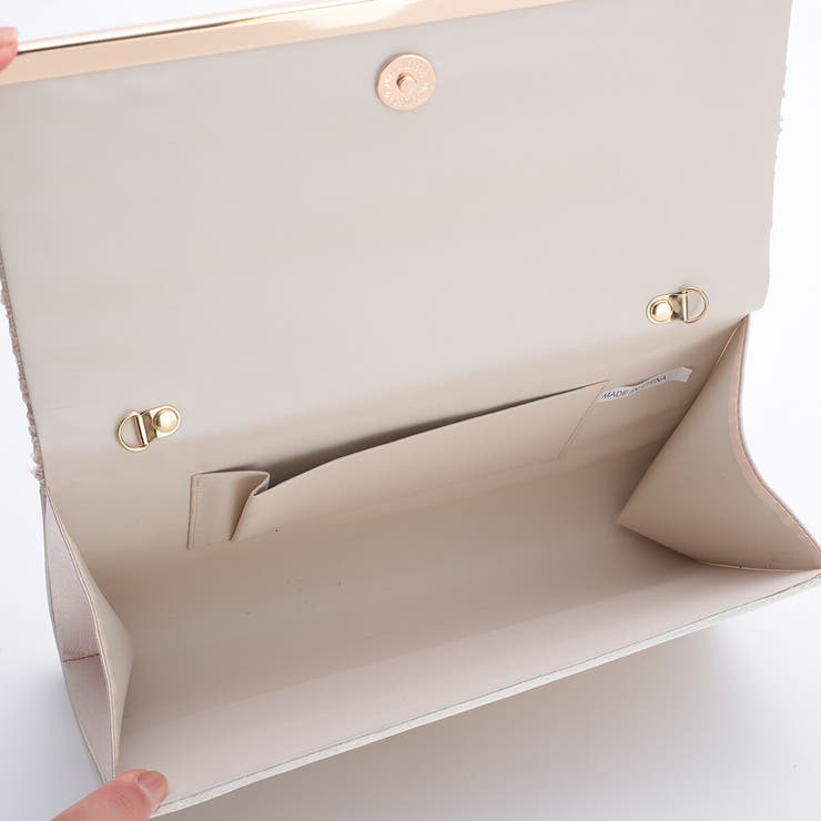 ケミカルレースパーティーバッグ クラッチバッグ チェーン付き2WAY | AUNI | 詳細画像4 