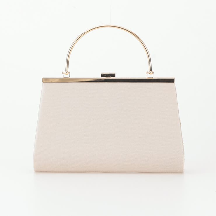 刺繍デザインパーティーバッグ メタルハンドル チェーン付き2WAY | AUNI | 詳細画像2 