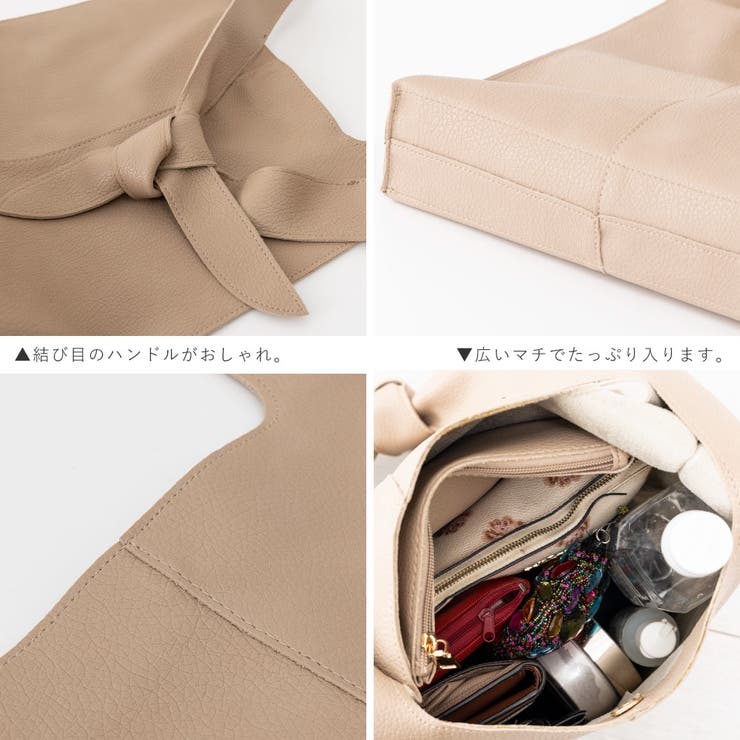 ショルダーバッグ レディース バッグ 黒 大容量 シンプル バック | AUNI | 詳細画像9 