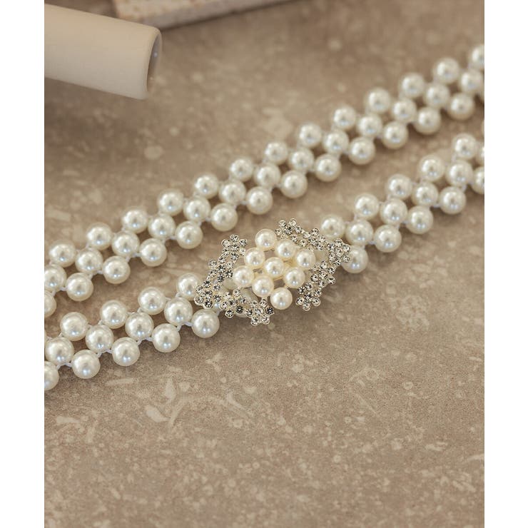 ベルト レディース ゴムベルト ゴム 細 おしゃれ 簡単 お呼ばれ | AUNI | 詳細画像4 