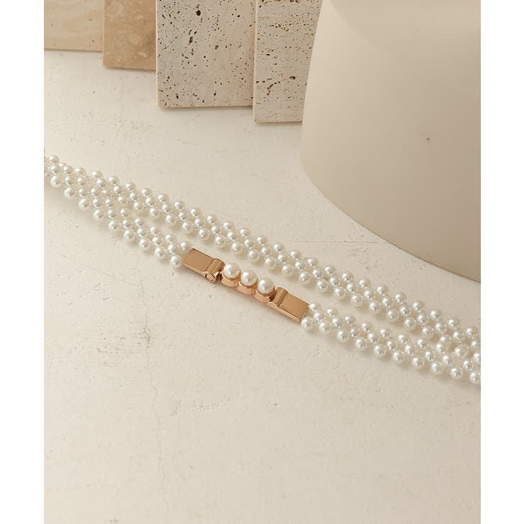 ベルト レディース ゴムベルト ゴム 細 おしゃれ 簡単 お呼ばれ フォーマル | AUNI | 詳細画像2 