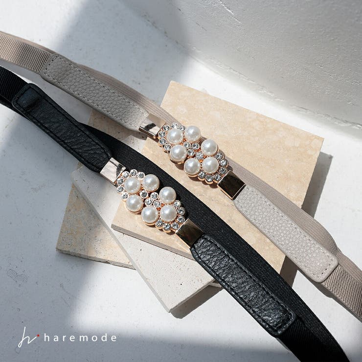 ベルト レディース ゴムベルト ゴム 細 おしゃれ 簡単 お呼ばれ | AUNI | 詳細画像1 