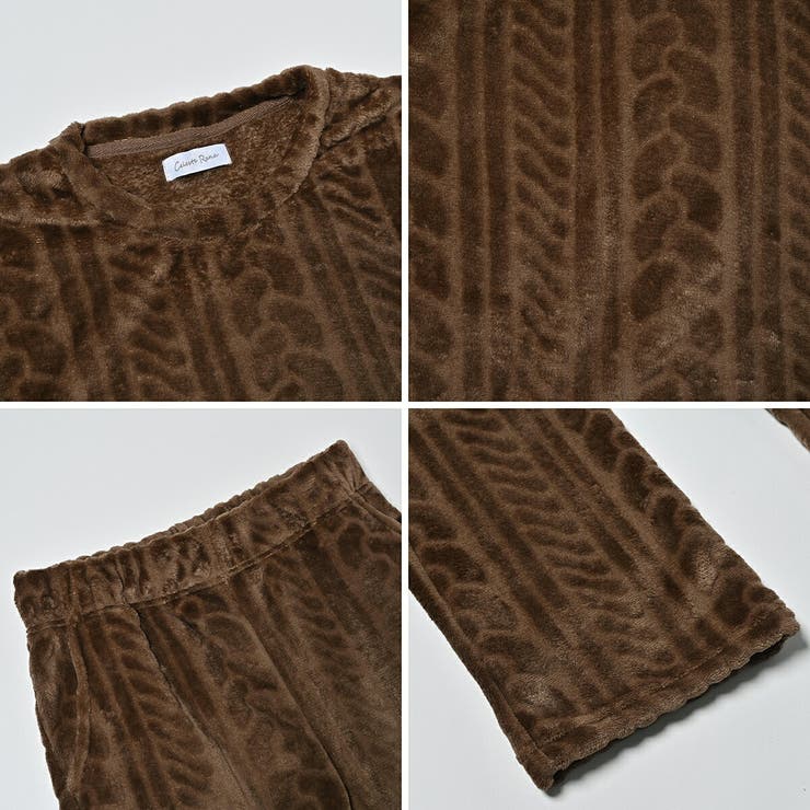 ルームウェア レディース 冬 上下 パジャマ 秋 秋冬 セットアップ フリース | AUNI | 詳細画像9 