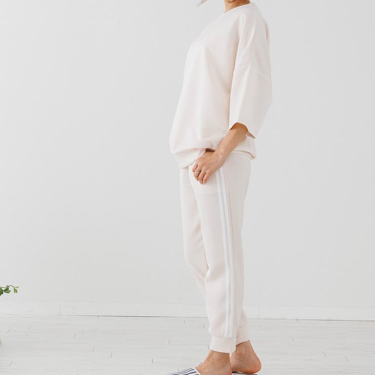 ルームウェア 上下セット 体型カバー レディース 上下 大きいサイズ 半袖 | AUNI | 詳細画像16 