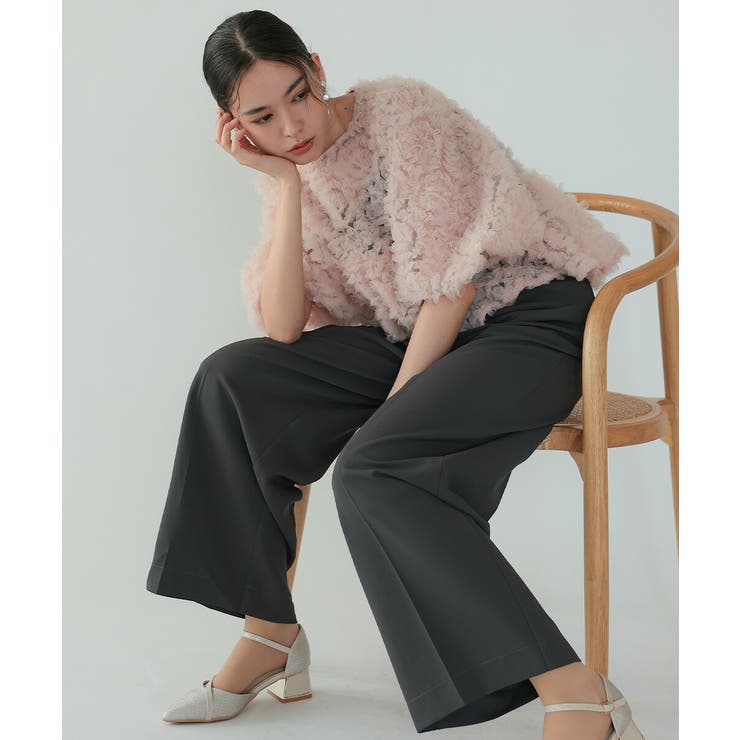 ペタルテクスチャーオールインワンドレス 花柄 オケージョン | AUNI | 詳細画像7 