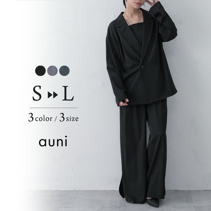 プラクティカルセットアップ パンツドレス ジャケット オールインワン | AUNI | 詳細画像1 