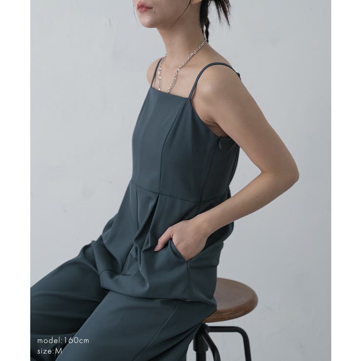 プラクティカルセットアップ パンツドレス ジャケット オールインワン | AUNI | 詳細画像16 