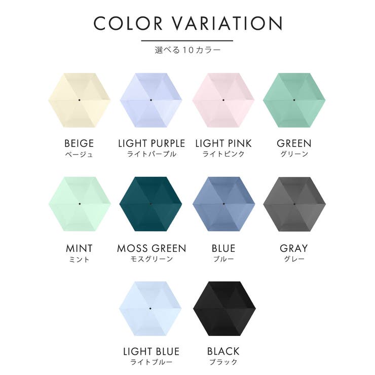 日傘 折りたたみ 紫外線カット99%以上 UPF50+ 晴雨兼用 遮光 遮熱 | AUNI | 詳細画像8 