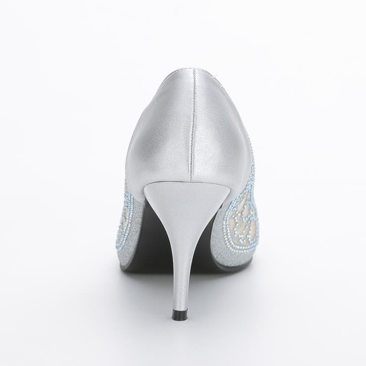 花柄パンチングカットパンプス 8cmヒール ポインテッドトゥ | AUNI | 詳細画像5 