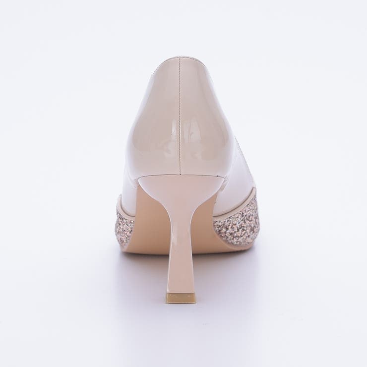 グリッターパンプス 切替デザイン 7cmヒール ポインテッドトゥ | AUNI | 詳細画像5 