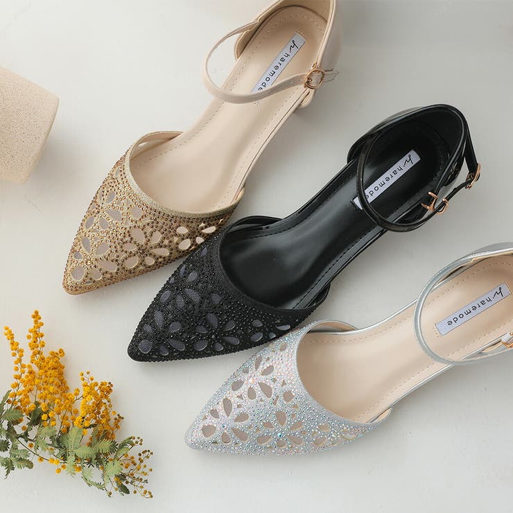 ブリリアントブロッサムパンプス 5cmヒール ポインテッドトゥ | AUNI | 詳細画像8 