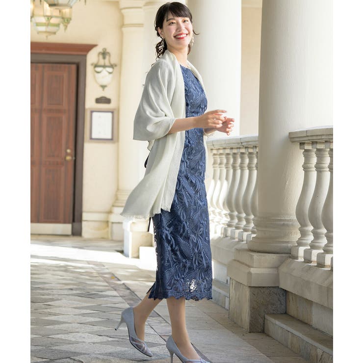 ショール 結婚式 ストール 秋 お呼ばれ ラメ 無地 無地ストール 大判 | AUNI | 詳細画像10 