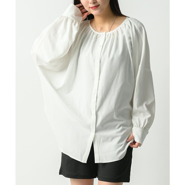 シャツ UVカット 秋 レディース ラッシュガード 接触冷感 UPF50+ | AUNI | 詳細画像9 