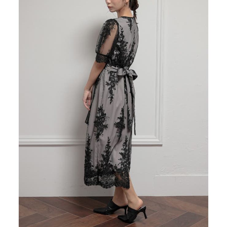 結婚式 ドレス パーティードレス オケージョンドレス ワンピース レディース | AUNI | 詳細画像7 