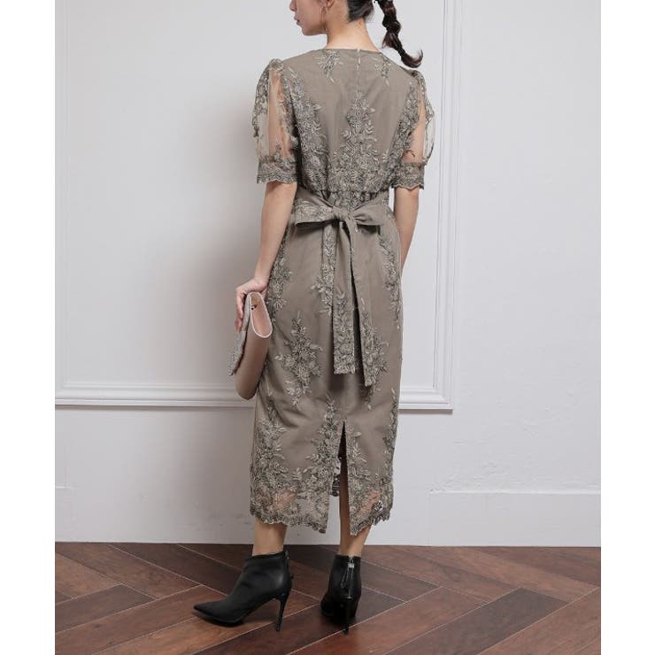 結婚式 ドレス パーティードレス オケージョンドレス ワンピース レディース | AUNI | 詳細画像2 