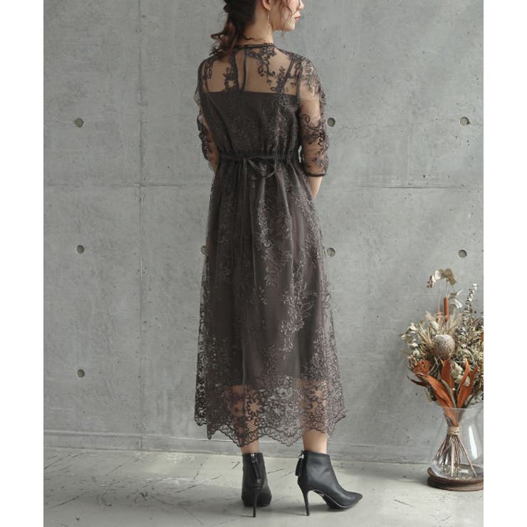 結婚式 ドレス パーティードレス オケージョンドレス ワンピース レディース | AUNI | 詳細画像5 