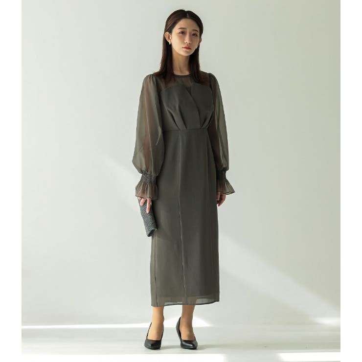 チャコール | 結婚式 ドレス パーティードレス オケージョンドレス ワンピース レディース | AUNI