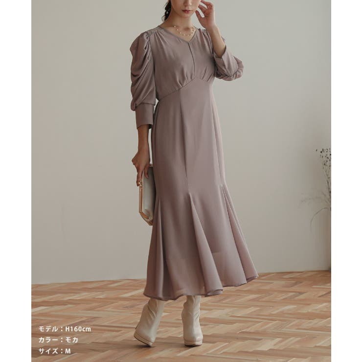 モカ | 結婚式 ドレス パーティードレス オケージョンドレス ワンピース レディース | AUNI