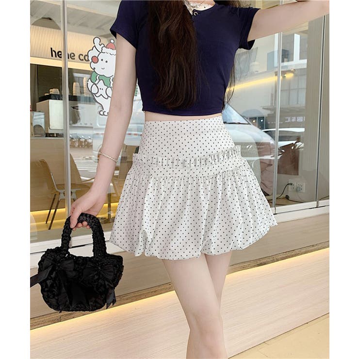 ドットフリルバルーンミニスカート | Axis | 詳細画像9 