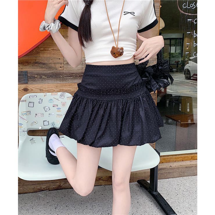 ドットフリルバルーンミニスカート | Axis | 詳細画像2 