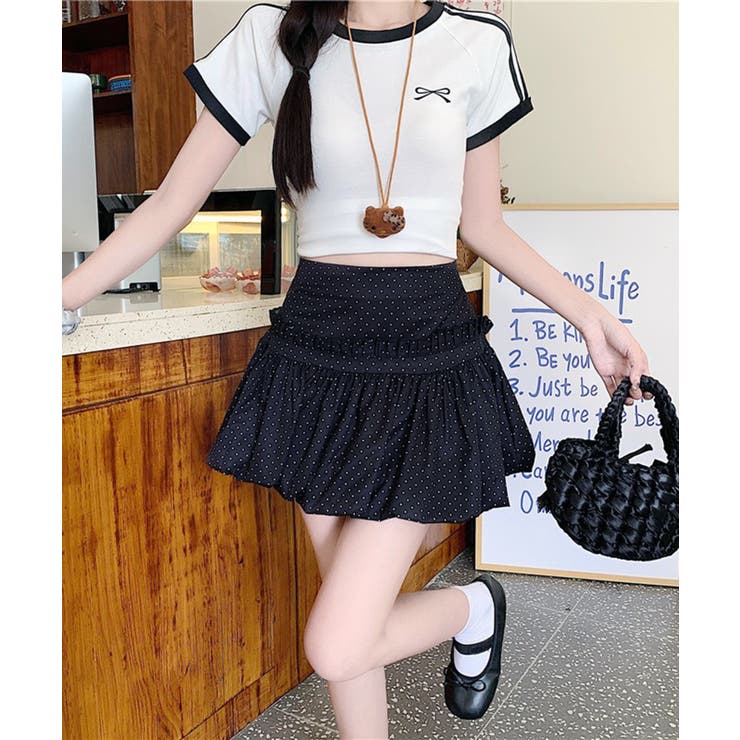 ドットフリルバルーンミニスカート | Axis | 詳細画像6 