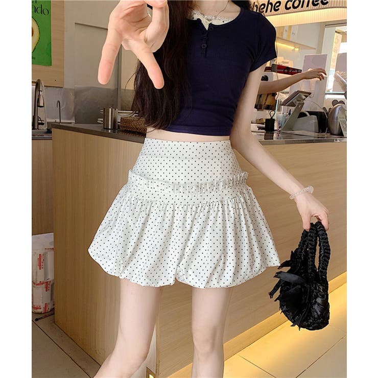 ドットフリルバルーンミニスカート | Axis | 詳細画像8 