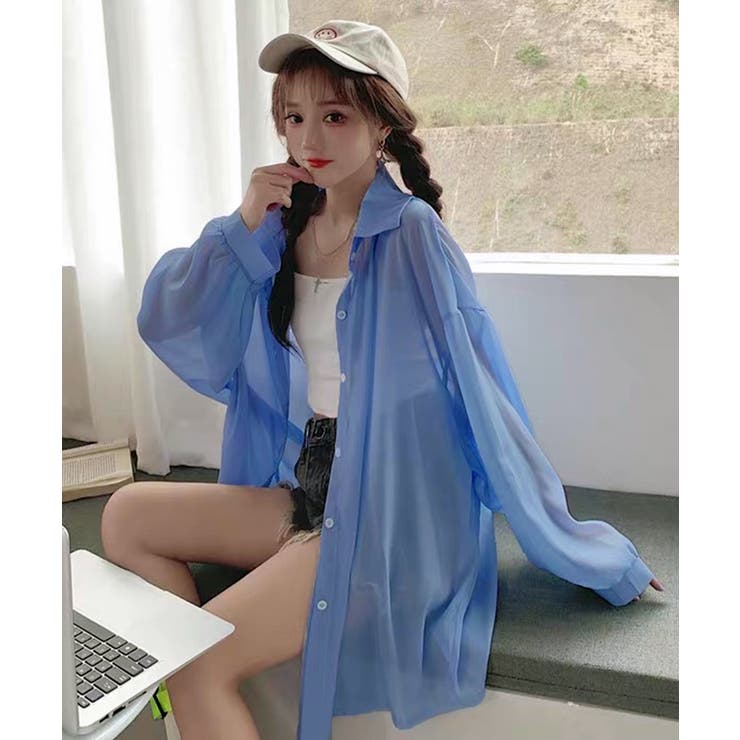 ルーズシアーシャツ 長袖 | Axis | 詳細画像14 